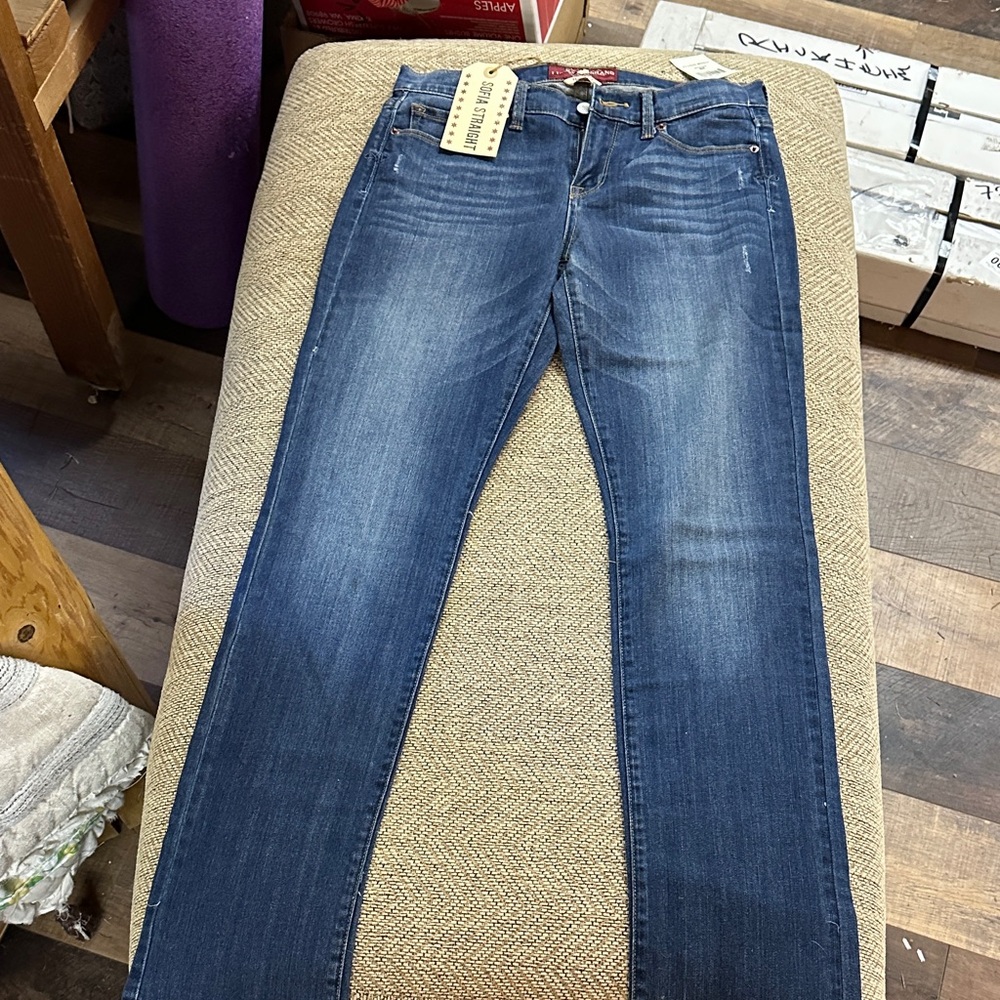 Lucky Brand Men's Dark Blue Straight Leg Jeans
